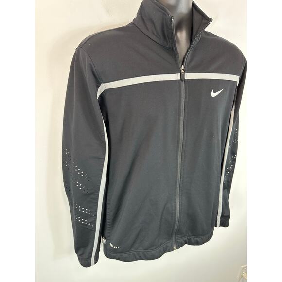 Nike Elite Basketball Warm Up Training Jacket Black Size Medium - Picture 9 of 12